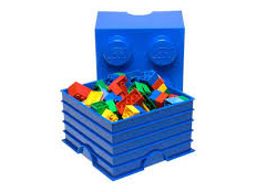 Пластиковый кубик для хранения 4, синий