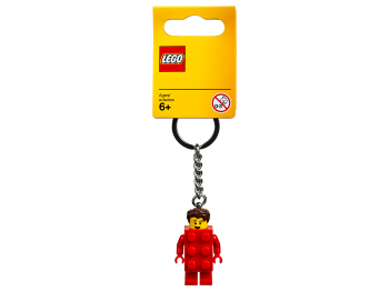 Брелок для ключей Парень в костюме кубика LEGO