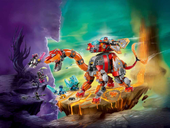 Конструктор Динозавр с реактивным самолетом