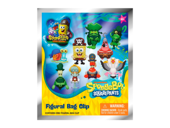 Фигурка Spongebob Movie 3D Foam Bag Clip Series 1