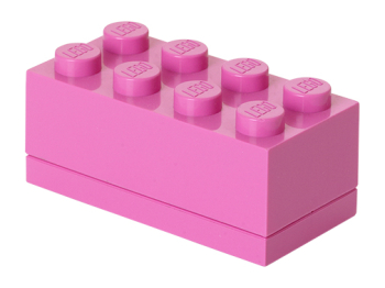 Пластиковый мини-кубик для хранения 8, лиловый