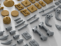 Конструкторы LEGO Уникальные наборы L0025 Набор кубиков и аксессуаров «Ниндзяго: Набор оружия», фото 5