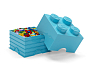 LEGO Classic 40031743 Пластиковый кубик для хранения 4, ярко-бирюзовый, фото 1
