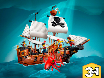 Конструктор LEGO CREATOR Легендарный пиратский корабль