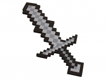 Оружие Minecraft «Чёрный пиксельный меч»