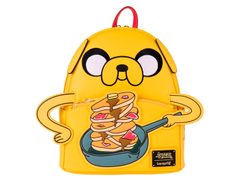 Рюкзак Loungefly! Leather: Warner Bothers Adventure Time Jake Mini Backpack