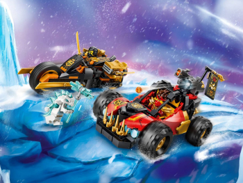 Конструктор LEGO Ninjago Комбо-машины Кая и Коула
