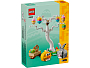 Конструкторы LEGO Уникальные наборы 40808 Пасхальная охота зайца и цыплёнка за яйцами, фото 3