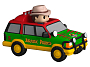 Funko 90113 Rides Jurassic Park: Jurassic SUV with Dr. G, фото 1