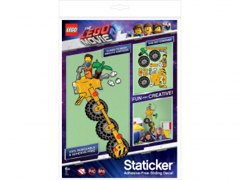 Набор многоразовых наклеек для декора LEGO Movie 2 Emmet Vehicle