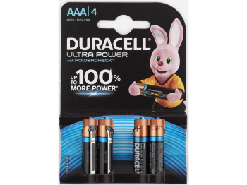 Батарейки Duracell Ultra Power, AAA, 4 шт
