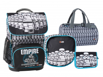 Рюкзак Optimo STAR WARS «Stormtrooper» с сумкой для обуви, спортивной сумкой и пеналом