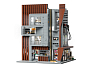 Конструкторы Pantasy Modular Building 85041 Архитектурное бюро, фото 6