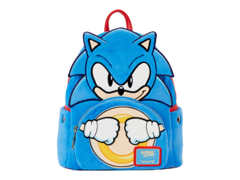 Рюкзак Loungefly! Leather: Sega Sonic The Hedgehog Classic Cosplay Mini