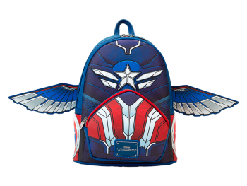 Рюкзак Loungefly! Leather: Captain America Brave New World Cosplay Mini Backpack Рюкзак Loungefly! Leather: Captain America Brave New World Cosplay Mini Backpack