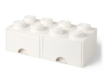 Пластиковый кубик для хранения 8, с ящиками, белый