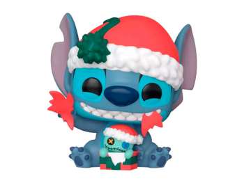 Фигурка Stitch Unwrapping Gift