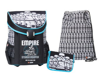 Рюкзак облегченный STAR WARS «Stormtrooper» с сумкой для обуви и пеналом