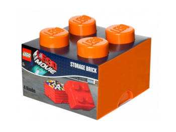 Ящик для хранения игрушек, темно-оранжевый