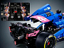 Конструкторы CaDA C64012W Гоночный болид BWT Alpine Formula One Team A525 1:8, фото 6