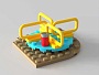 Конструкторы LEGO Уникальные наборы L0005 Набор кубиков и аксессуаров «Город: Парк», фото 2