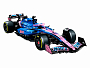 Конструкторы CaDA C64012W Гоночный болид BWT Alpine Formula One Team A525 1:8, фото 4