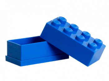 Пластиковый мини-кубик для хранения 8, синий