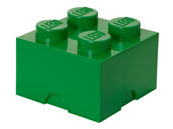 Пластиковый кубик для хранения 4, зеленый
