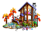 Конструкторы LEGO Friends 42705 Уютная хижина в осеннем лесу, фото 2