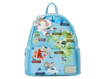 Рюкзак Loungefly! Leather: Nickelodeon Avatar The Last Airbender Map Mini Backpack