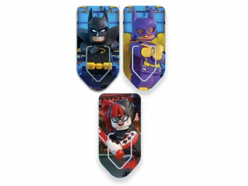 Набор 3D закладок для книг Batman Movie 3 шт. «Batman, Batgirl, Harley Quinn»