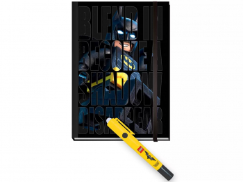 Набор Batman Movie: книга «Batman» (96л) + ручка с невидимыми чернилами и фонариком