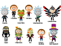 Monogram MN74050 Rick and Morty 3D Foam Bag Clip, Series 3, фото 2