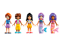 Конструкторы LEGO Friends 42703 Американские горки русалочек, фото 8