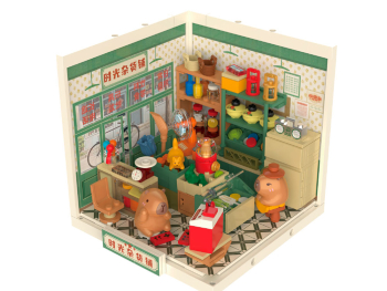 Конструктор Капибары в продуктовом магазине